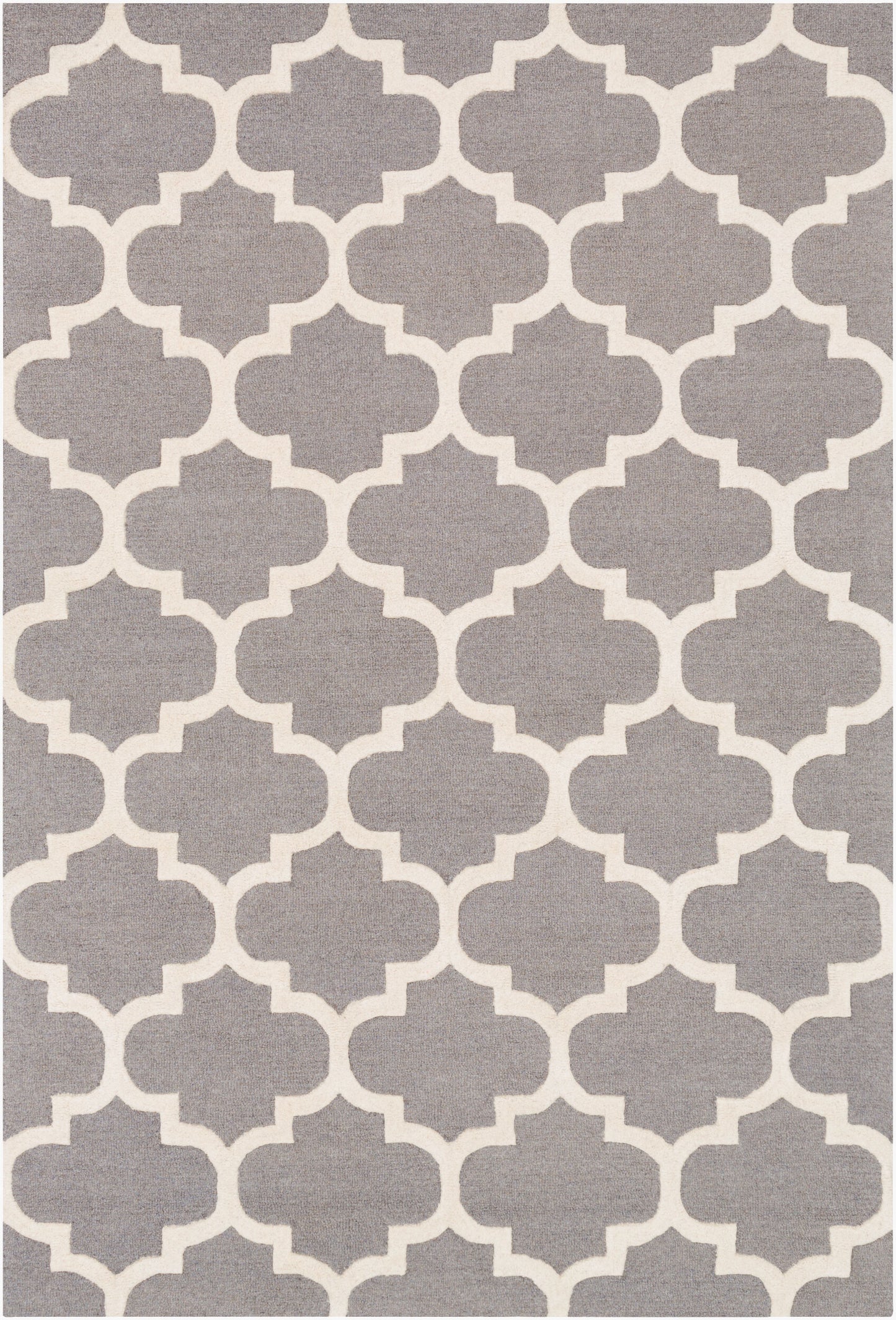 Alfombra redonda de lana Pollack AWAH-2033 de 90 cm, hecha a mano