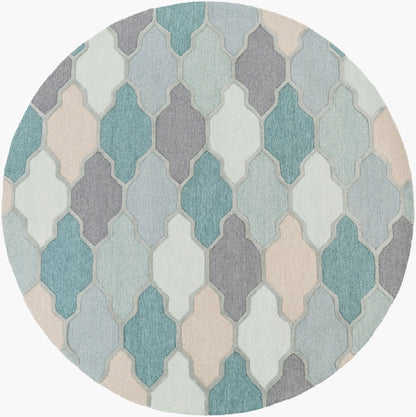 Pollack AWAH-2036 3ft Round Handmade Wool Accent Rug