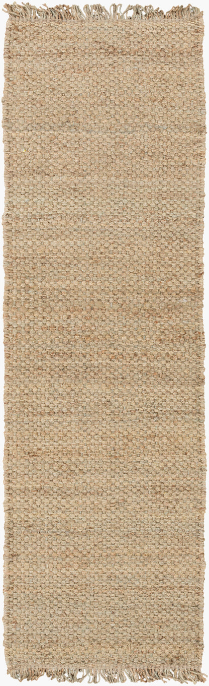 Alfombra de yute hecha a mano Tropica AWAP-5003 de 2,4 m