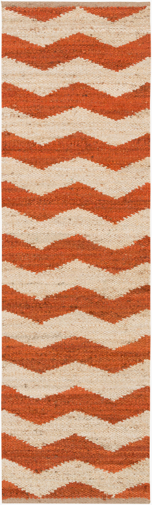 Portico AWAR-5010 Alfombra de yute de 2,4 m hecha a mano