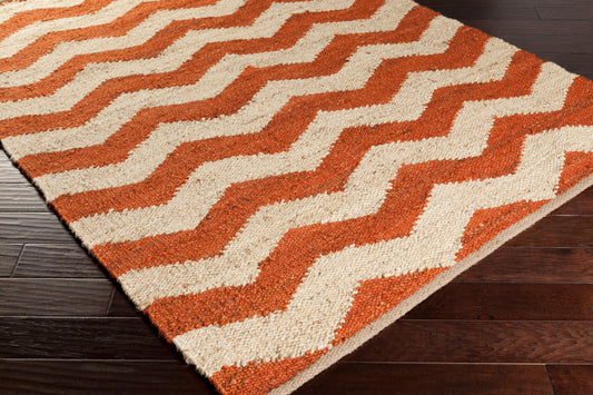 Portico AWAR-5010 2' x 3' Handmade Jute Accent Rug