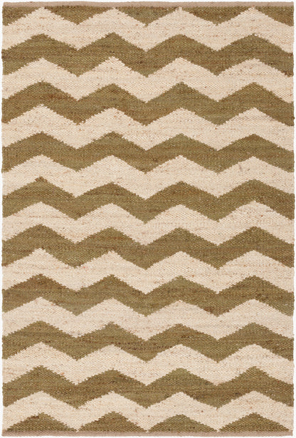 Portico AWAR-5011 2' x 3' Handmade Jute Accent Rug