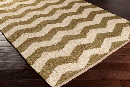 Portico AWAR-5011 2' x 3' Handmade Jute Accent Rug