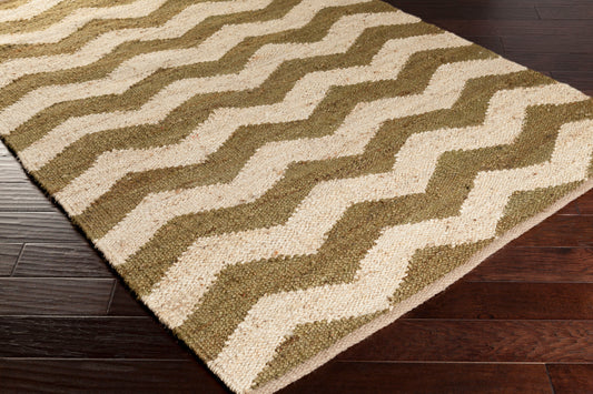 Portico AWAR-5011 2' x 3' Handmade Jute Accent Rug