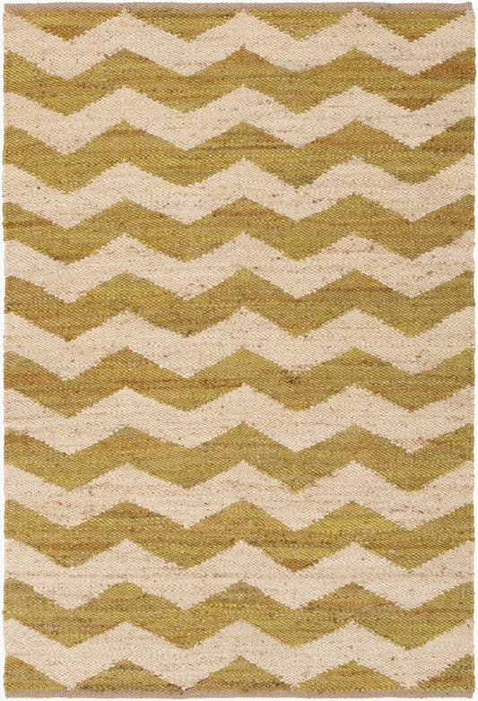 Portico AWAR-5012 2' x 3' Handmade Jute Accent Rug