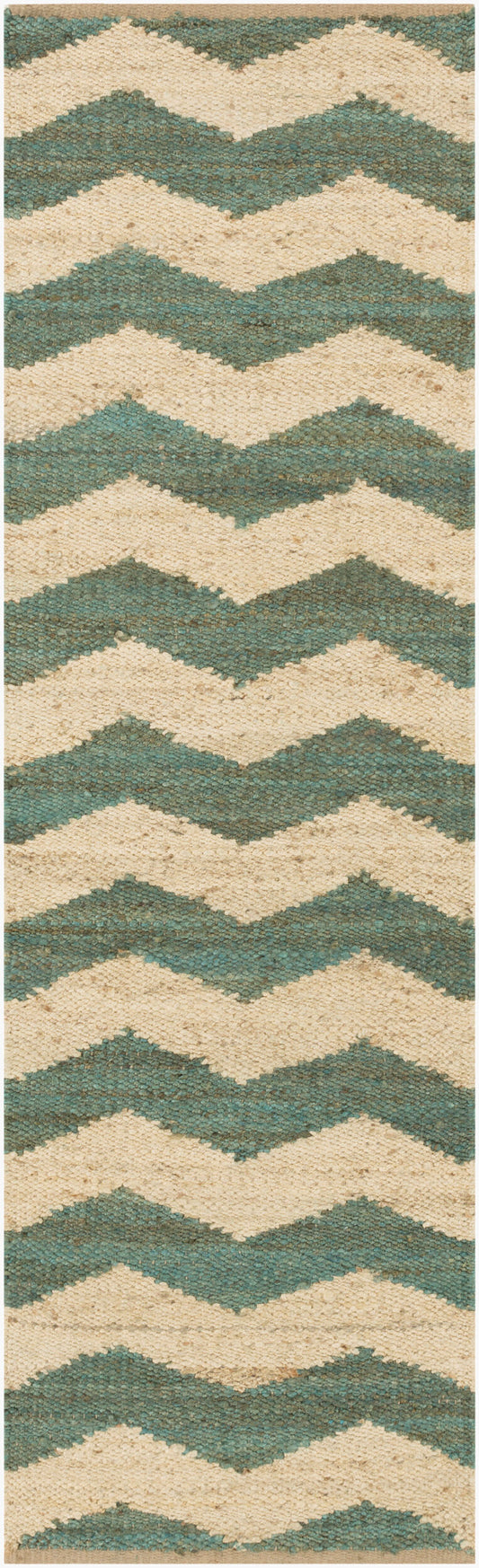 Portico AWAR-5014 Alfombra de yute de 2,4 m hecha a mano