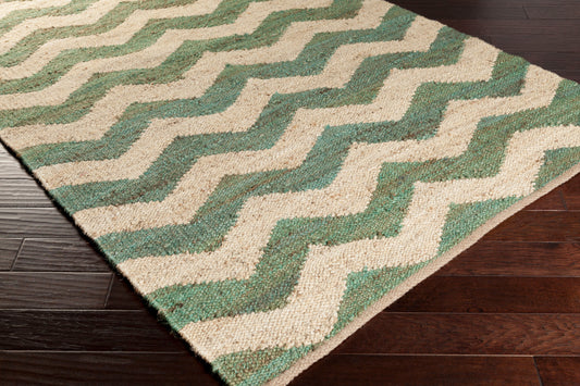 Portico AWAR-5014 2' x 3' Handmade Jute Accent Rug