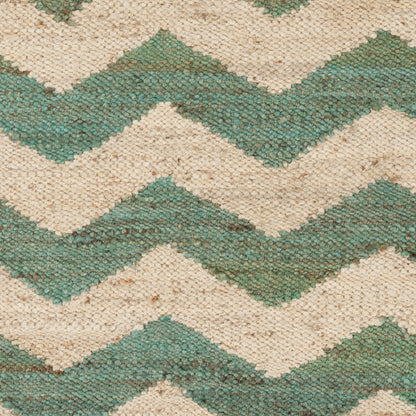 Portico AWAR-5014 Alfombra decorativa de yute hecha a mano de 3' x 5'