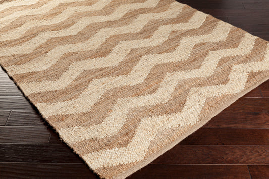 Portico AWAR-5016 2' x 3' Handmade Jute Accent Rug