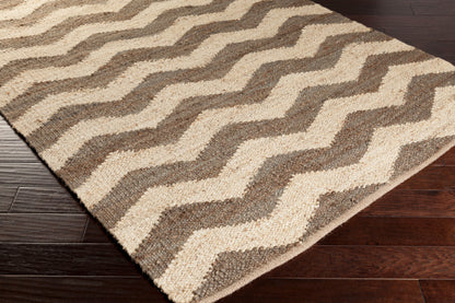 Portico AWAR-5017 2' x 3' Handmade Jute Accent Rug