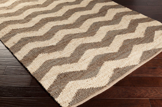 Portico AWAR-5017 2' x 3' Handmade Jute Accent Rug
