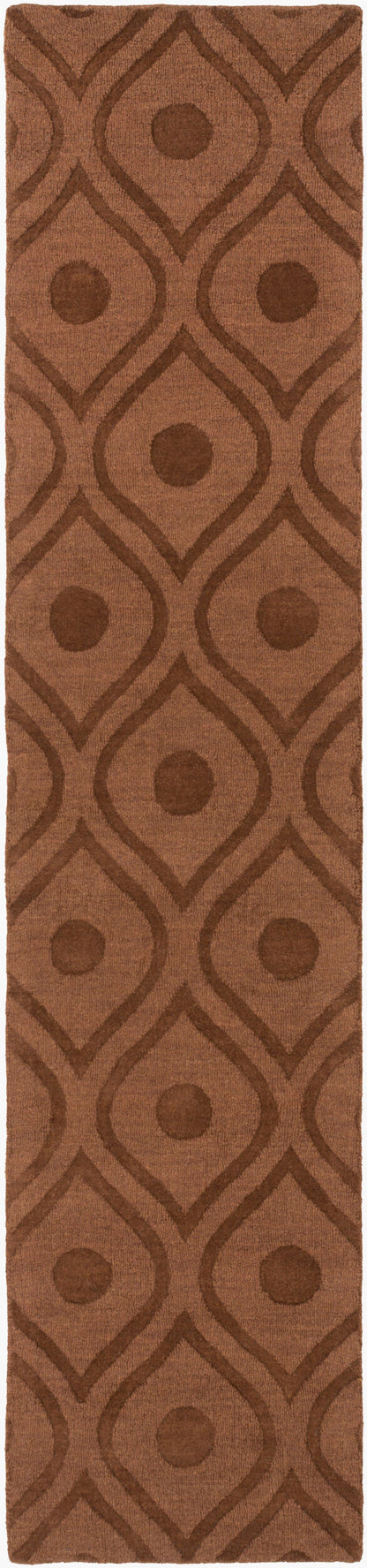 Central Park AWHP-4002 10ft Runner Handmade Wool Runner Rug