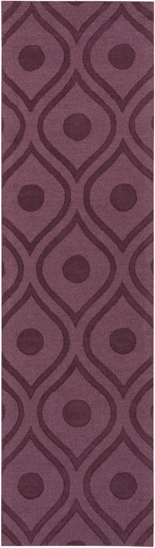 Central Park AWHP-4006 12ft Runner Handmade Wool Runner Rug