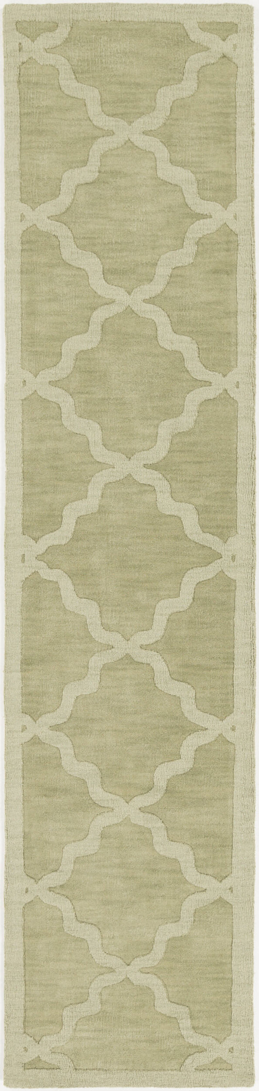 Central Park AWHP-4016 12ft Runner Handmade Wool Runner Rug