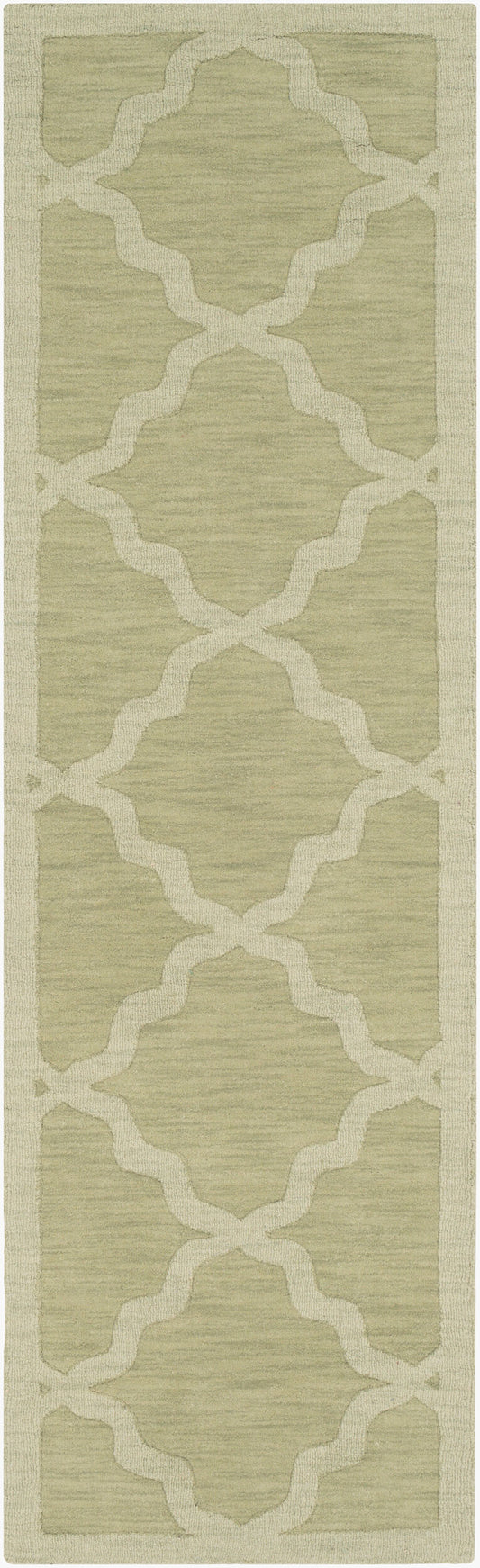 Central Park AWHP-4016 8ft Runner Handmade Wool Runner Rug