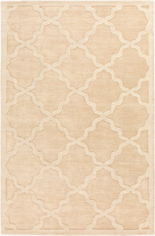 Alfombra de lana hecha a mano Central Park AWHP-4020 de 1,52 m x 2,13 m