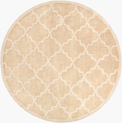 Central Park AWHP-4020 9ft Round Handmade Wool Area Rug