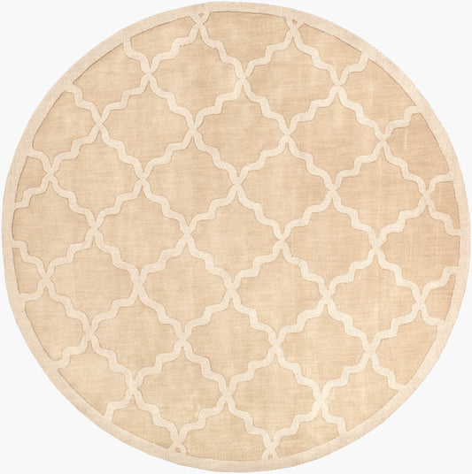 Central Park AWHP-4020 9ft Round Handmade Wool Area Rug