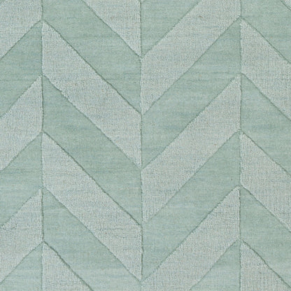 Alfombra decorativa de lana hecha a mano Central Park AWHP-4027 de 90 x 150 cm