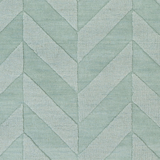Alfombra decorativa de lana hecha a mano Central Park AWHP-4027 de 90 x 150 cm