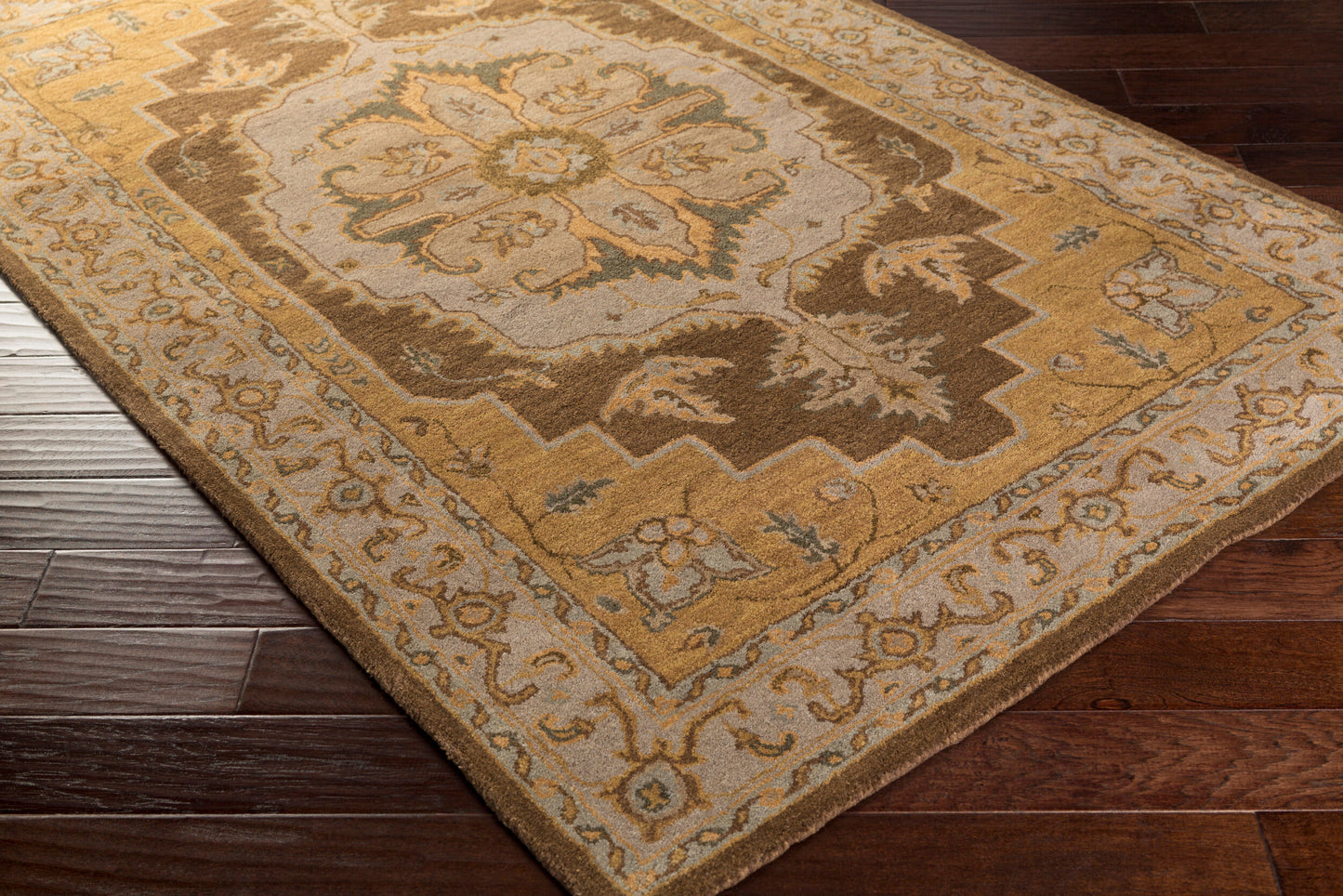 Middleton AWHR-2053 3ft Round Handmade Wool Accent Rug