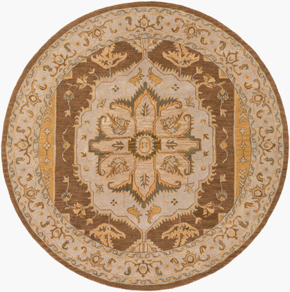 Middleton AWHR-2053 3ft Round Handmade Wool Accent Rug