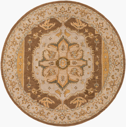 Middleton AWHR-2053 3ft Round Handmade Wool Accent Rug