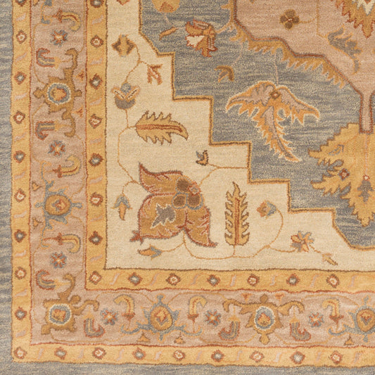 Alfombra de lana hecha a mano Middleton AWHR-2055 de 1,2 m x 1,8 m