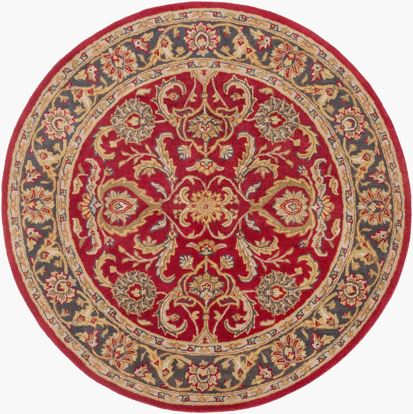 Middleton AWHY-2062 3ft Round Handmade Wool Accent Rug