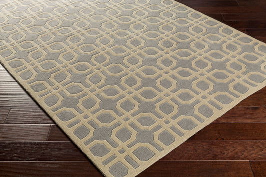 Alfombra de lana hecha a mano Transit AWMD-2105 de 9' x 12'