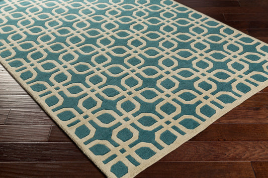 Alfombra de lana hecha a mano Transit AWMD-2107 de 9' x 12'