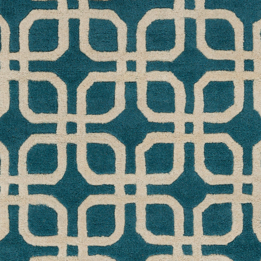 Alfombra de lana hecha a mano Transit AWMD-2107 de 9' x 12'