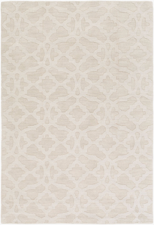 Alfombra decorativa de lana hecha a mano Metro AWMP-4025 de 2' x 3'