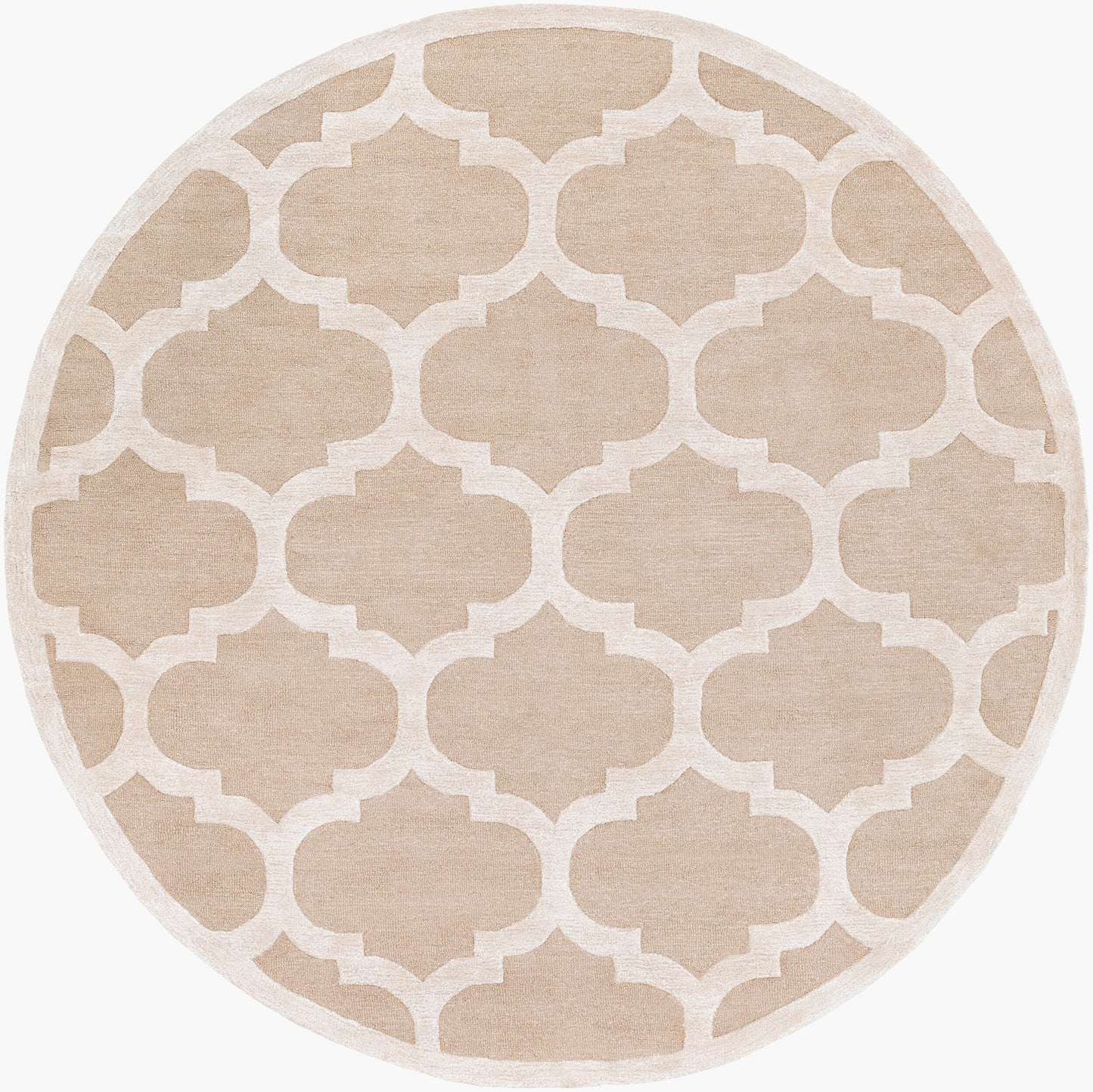 Alfombra decorativa redonda hecha a mano de 90 cm Arise AWRS-2119