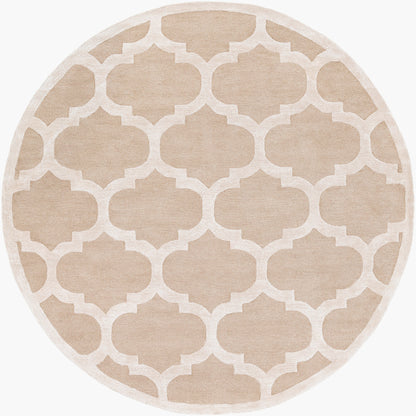 Alfombra decorativa redonda hecha a mano de 90 cm Arise AWRS-2119