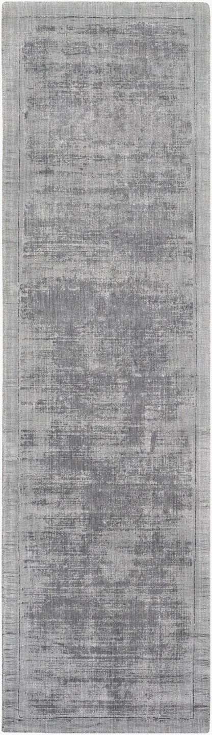 Silk Route AWSR-4034 8ft Runner Handmade Faux Silk Runner Rug
