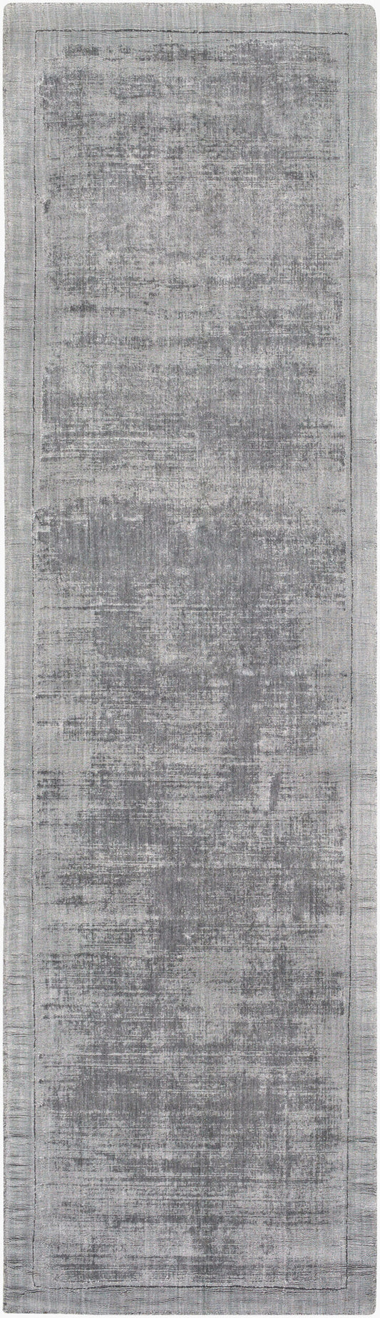 Silk Route AWSR-4034 8ft Runner Handmade Faux Silk Runner Rug