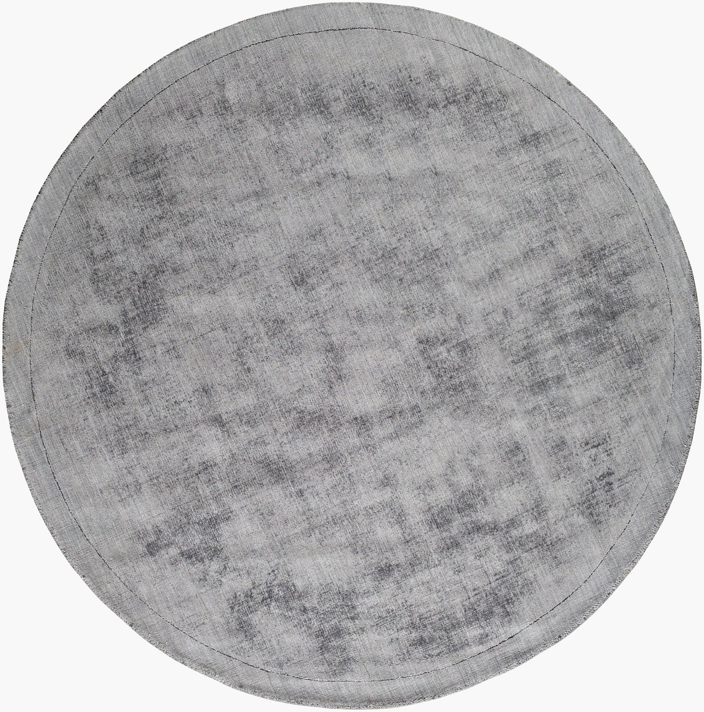 Silk Route AWSR-4034 5ft Round Handmade Faux Silk Area Rug