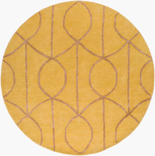 Urban AWUB-2164 3ft Round Handmade Accent Rug