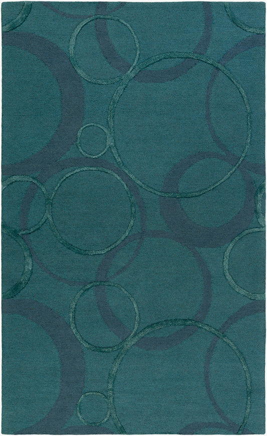 Alfombra de lana hecha a mano Alexander AXR-2348 de 1,2 m x 1,8 m