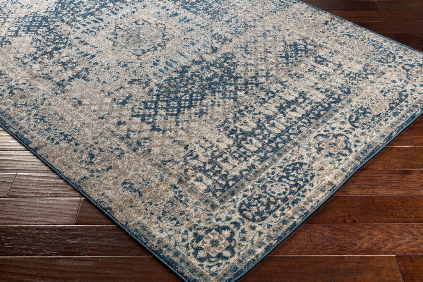 Alfombra decorativa tejida a máquina Ayasofya AYA-3402 de 2' x 3'