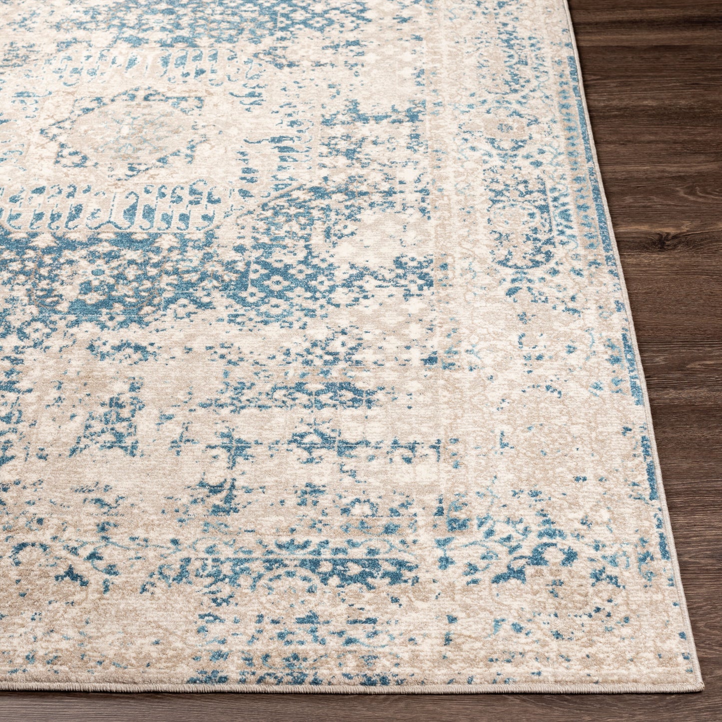 Alfombra decorativa tejida a máquina Ayasofya AYA-3402 de 2' x 3'