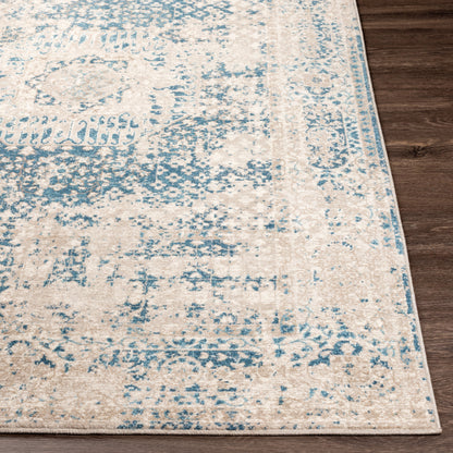 Alfombra decorativa tejida a máquina Ayasofya AYA-3402 de 2' x 3'