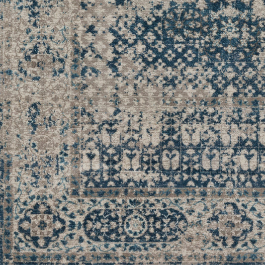 Alfombra decorativa tejida a máquina Ayasofya AYA-3402 de 2' x 3'