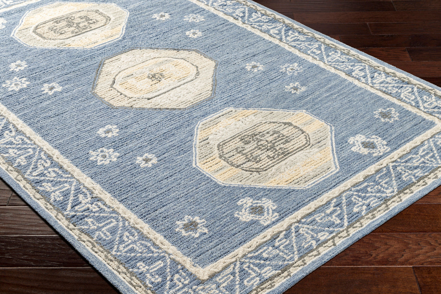 Addyson AYO-2300 5' x 7' Handmade Wool Area Rug