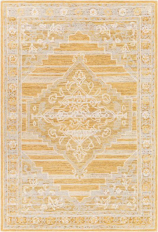 Addyson AYO-2302 5' x 7' Handmade Wool Area Rug