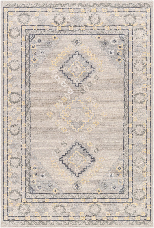 Addyson AYO-2304 5' x 7' Handmade Wool Area Rug