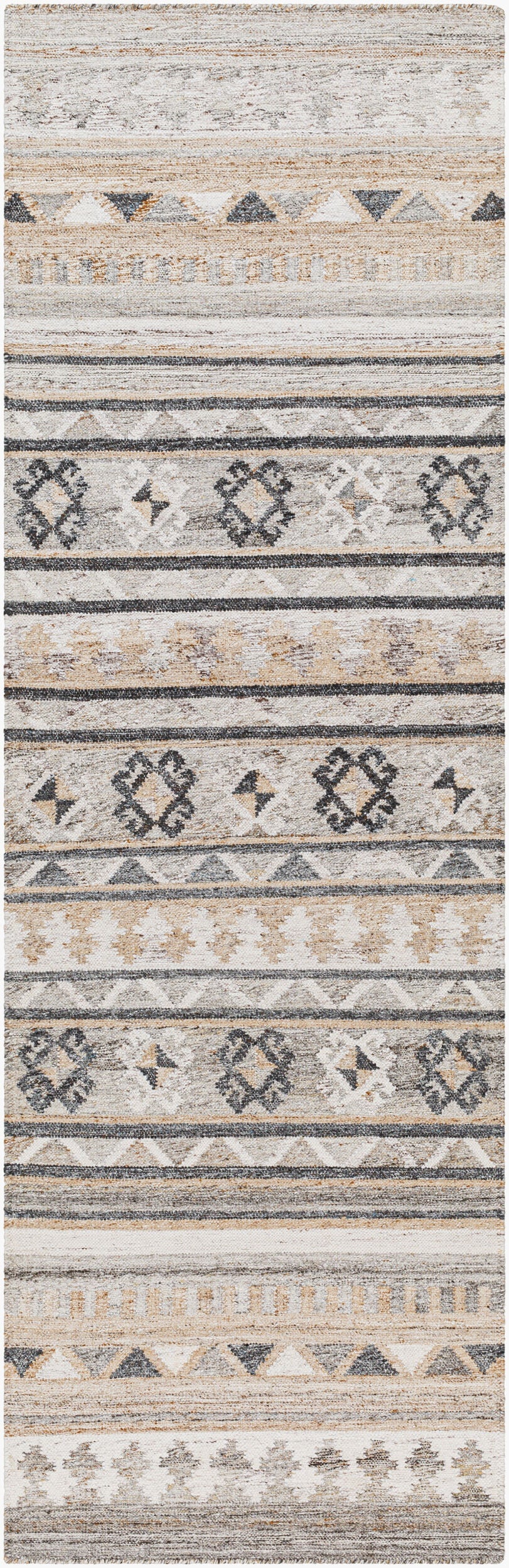 Alyssa AYS-2301 8ft Runner Handmade Recyled Runner Rug