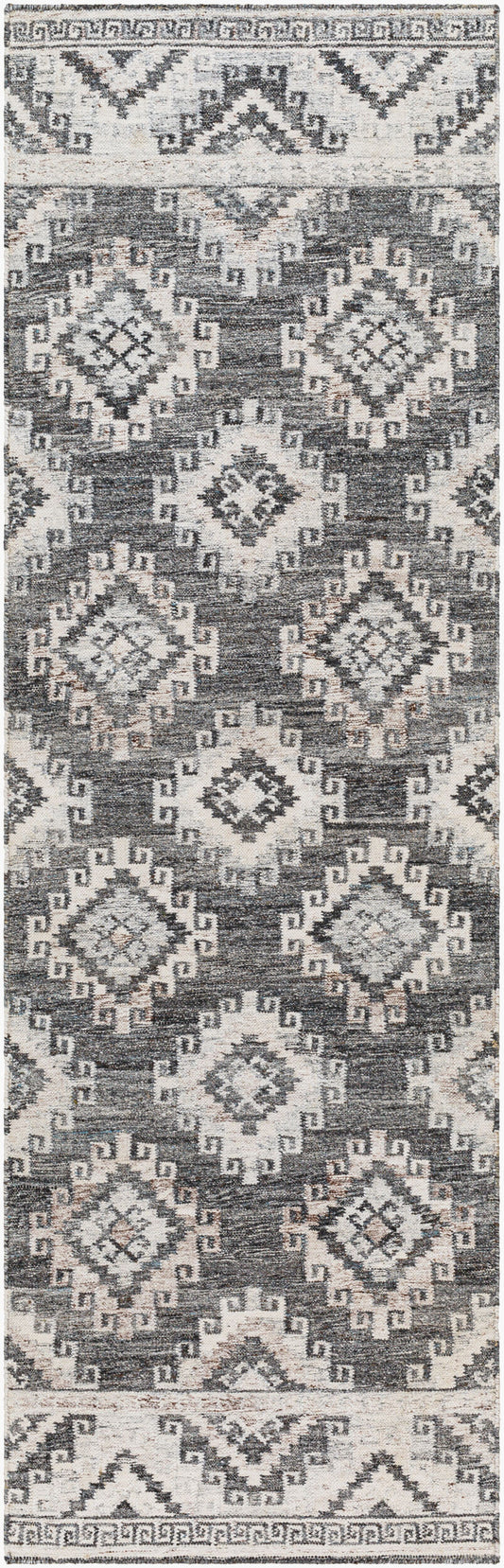 Alyssa AYS-2302 8ft Runner Handmade Recyled Runner Rug