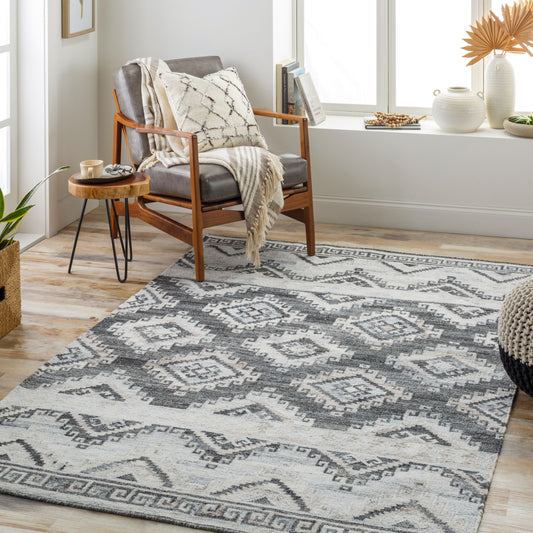 Alyssa AYS-2302 5' x 7' Handmade Recyled Area Rug